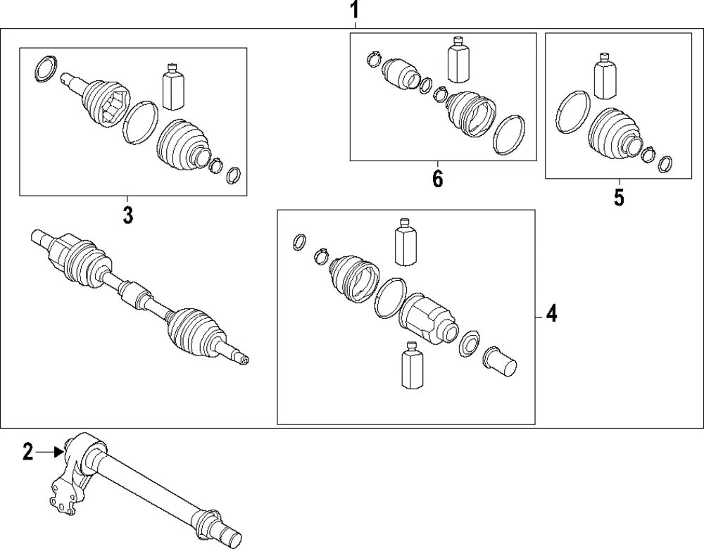 Inner Cv Joint - Kia (49583-K0300)
