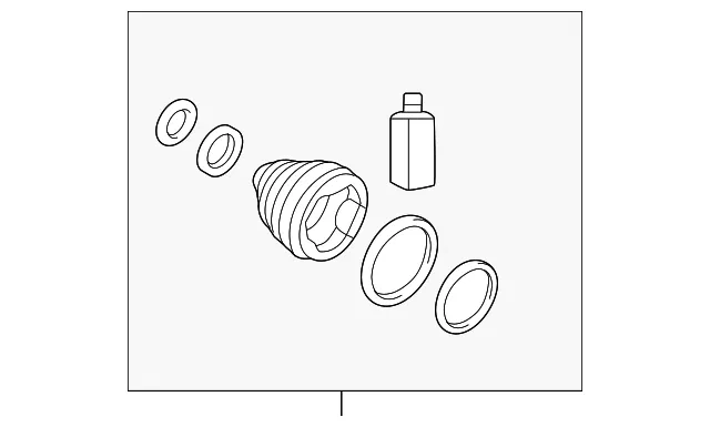 Cv Joint Boot Kit - Kia (495R5-R5250)