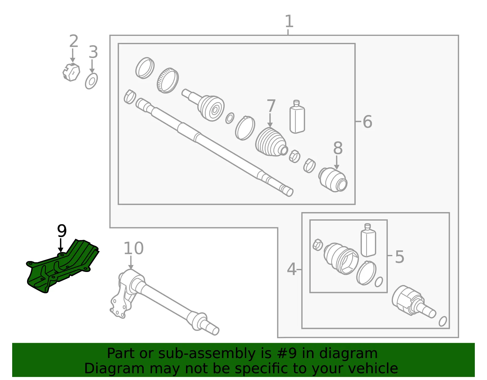 Guide Bracket - Kia (49585-3X000) - view 2
