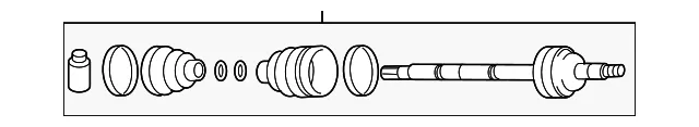 Shaft & Joint Assembly - Kia (49591-1G100)