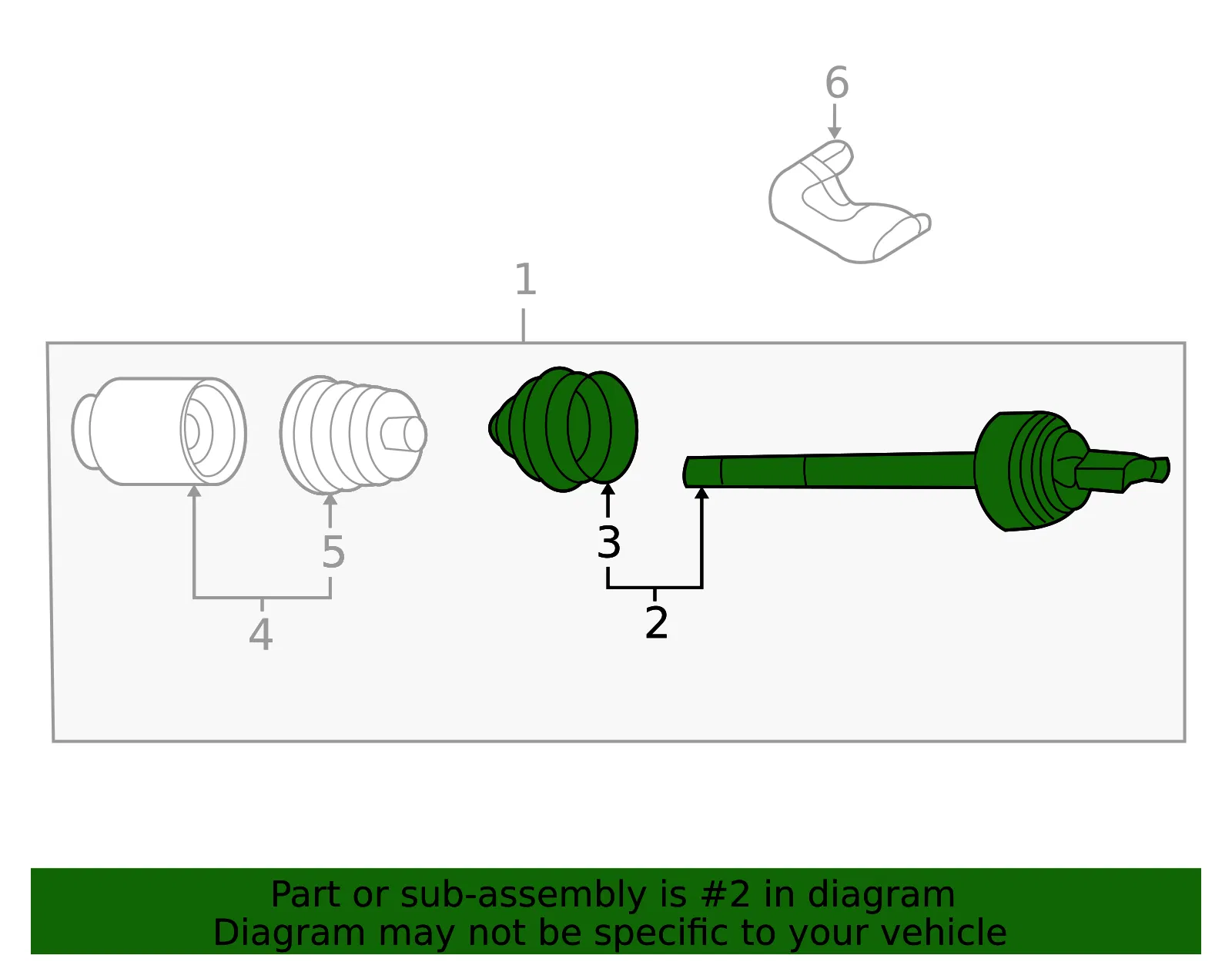 Outer Cv Joint - Kia (49591-2G301) - view 2