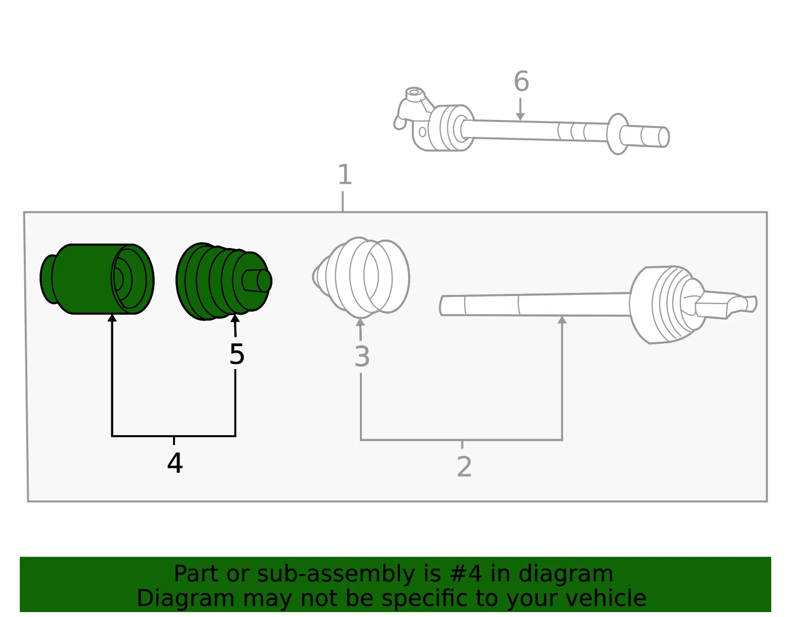 Cv Joint Kit - Kia (49592-2G500) - view 2