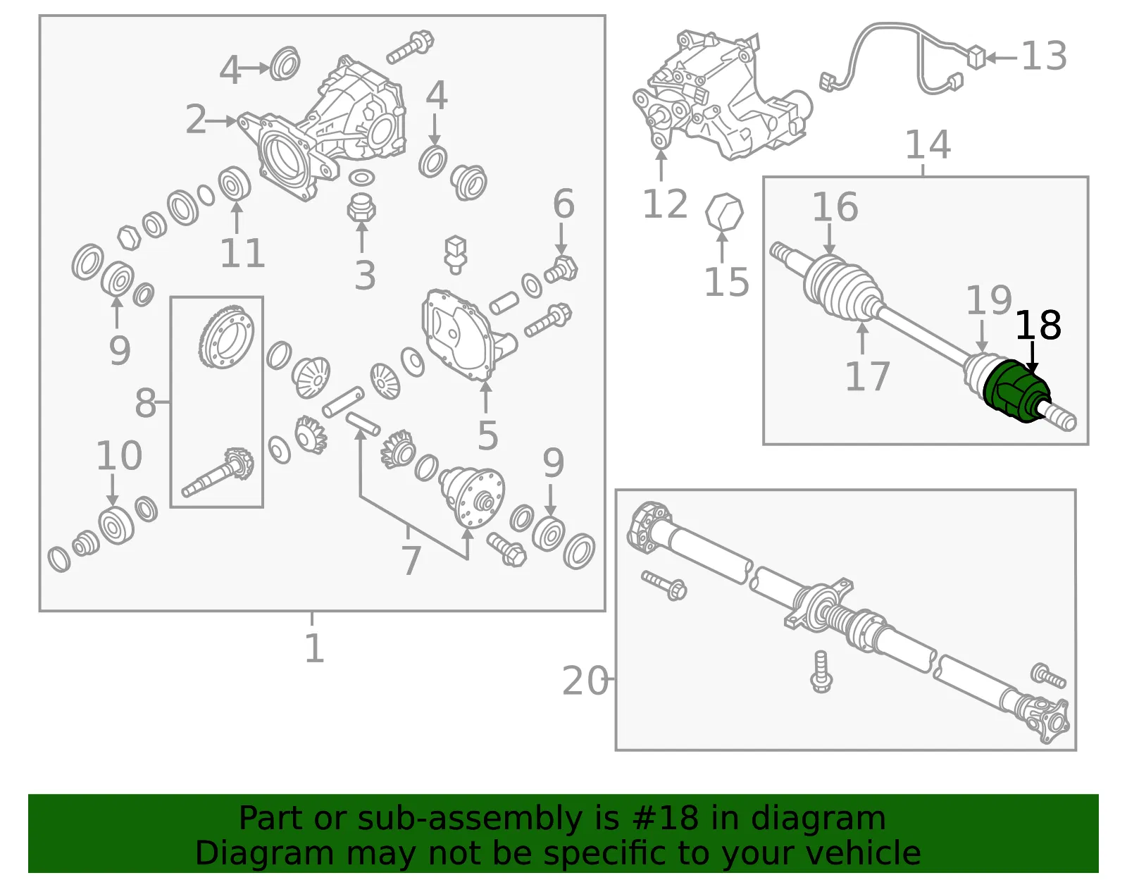 Inner Joint - Kia (49592-2Y600) - view 2