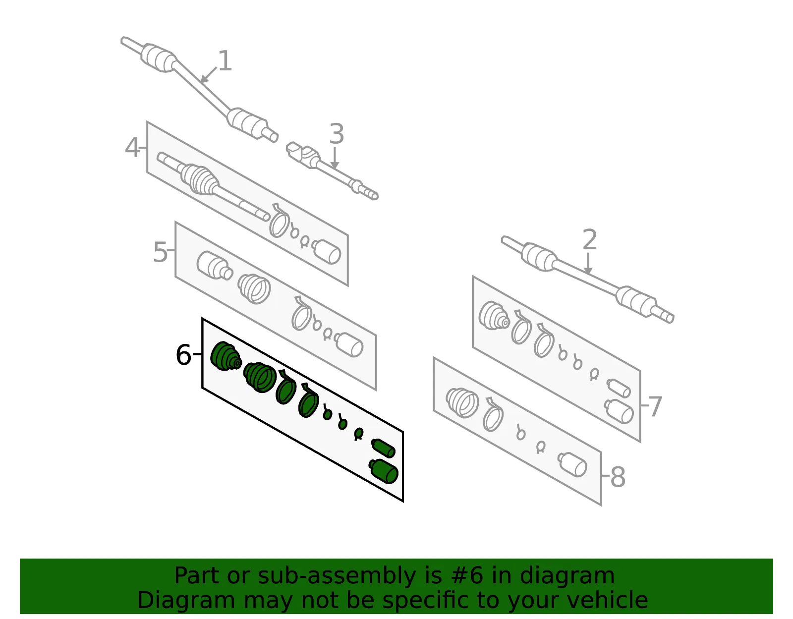 Boot Kit - Kia (49593-4D001) - view 2