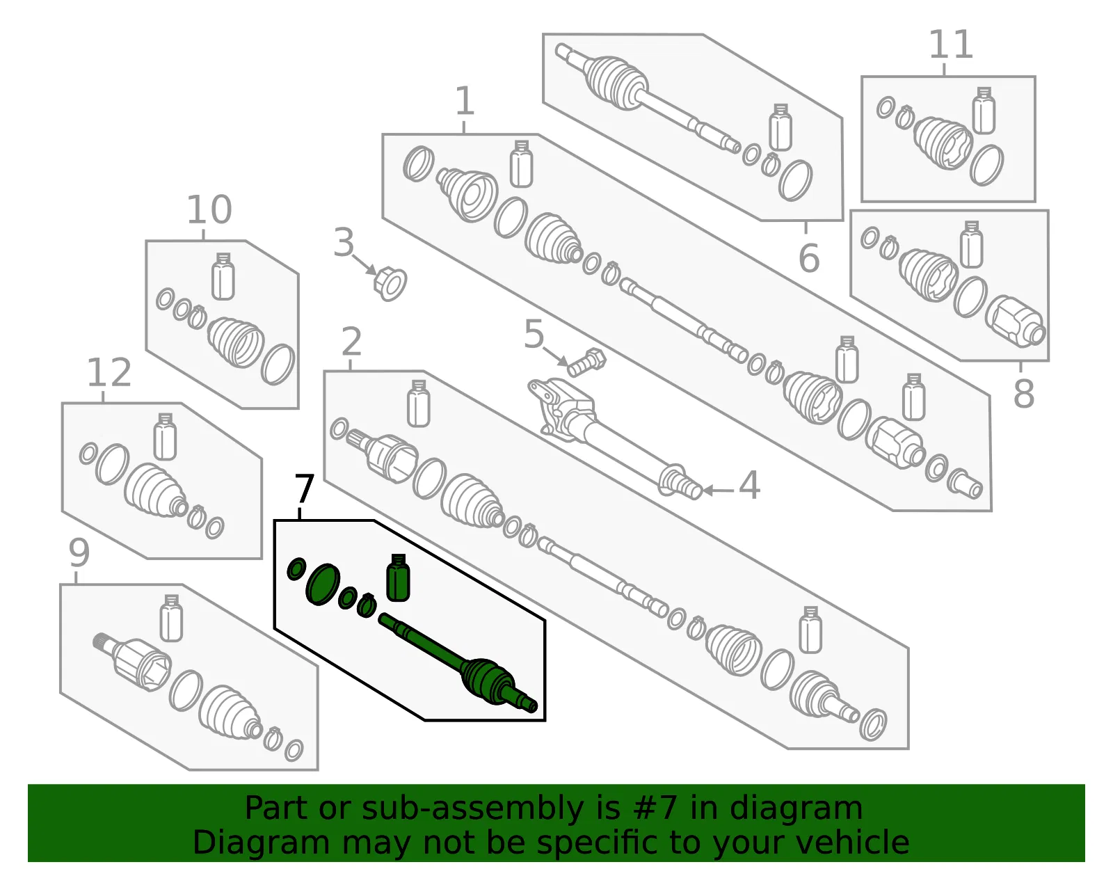 Outer Joint - Kia (495L1-CH200) - view 2
