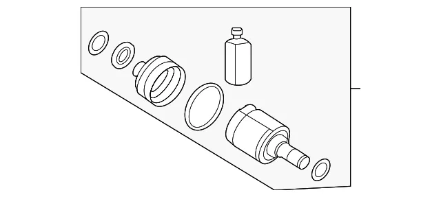 Inner Joint - Kia (495R3-AO000)