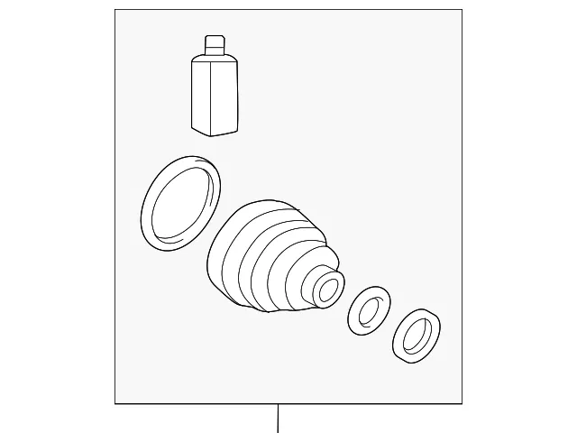 Outer Cv Joint Boot - Kia (495L4-P2200)