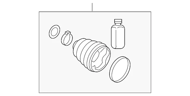 Inner Cv Joint Boot - Kia (495R5-AT000)