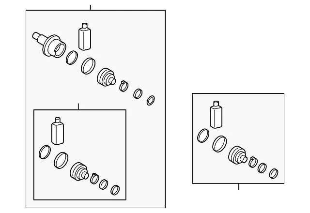 Outer Joint - Kia (496A2-S9000)