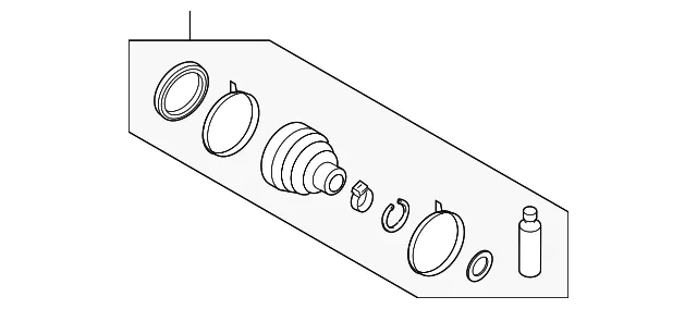 Boot Kit - Kia (49694-2J000)