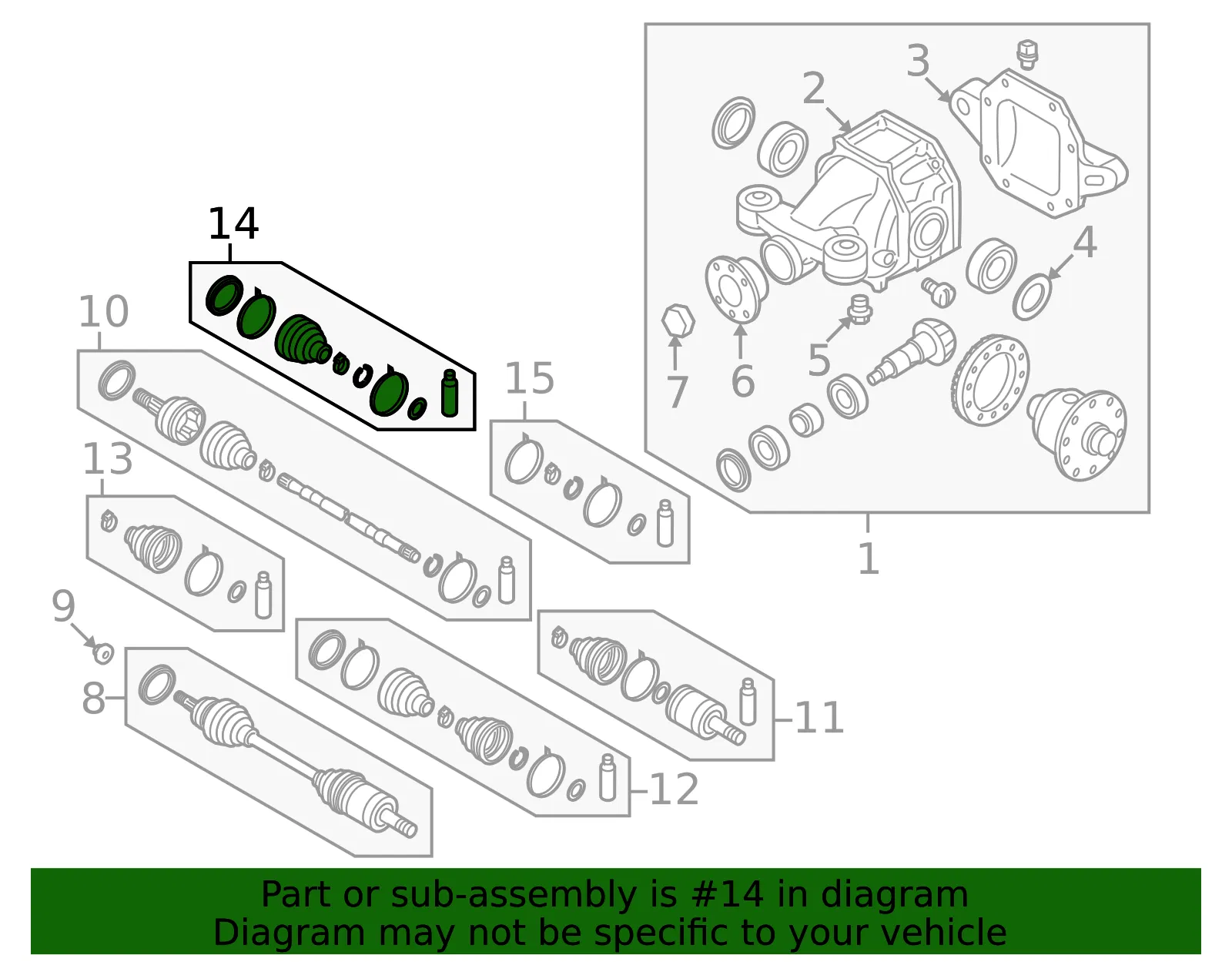 Boot Kit - Kia (49694-2J000) - view 2