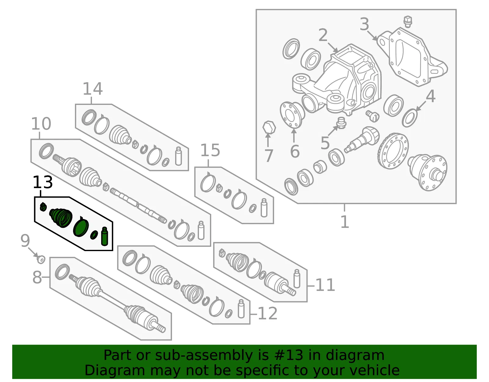 Boot Kit - Kia (49695-2J000) - view 2