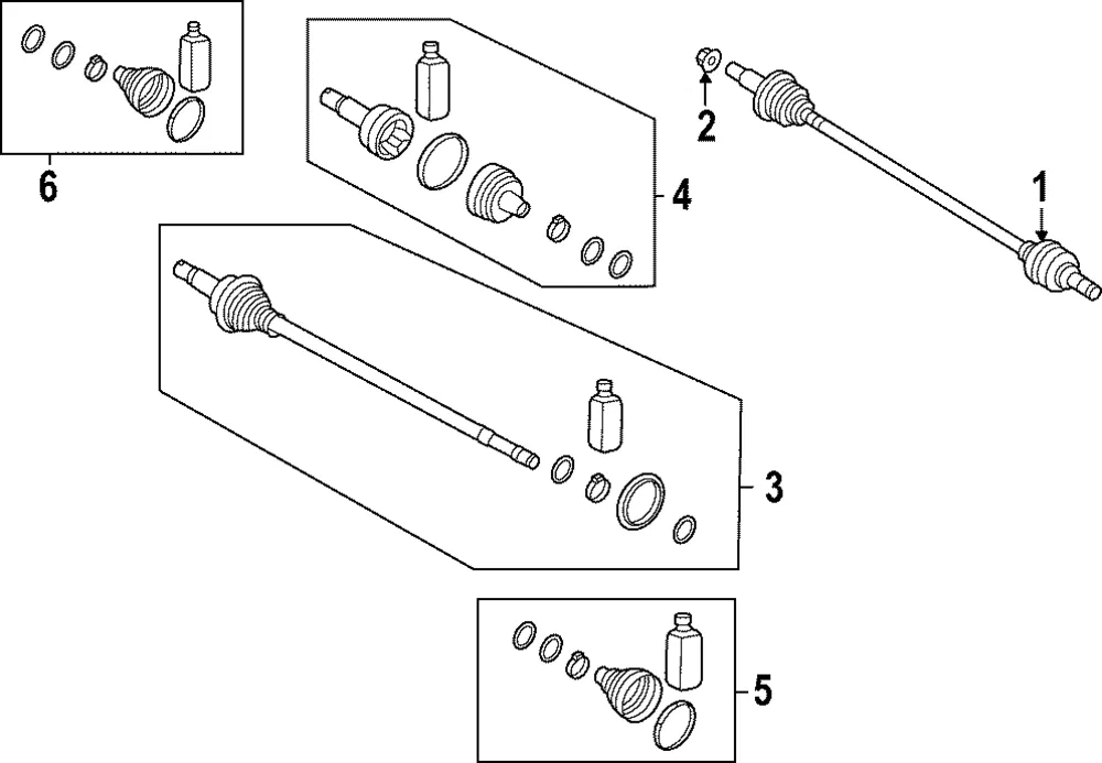 Outer Joint Assembly - Kia (496A2-CW000)