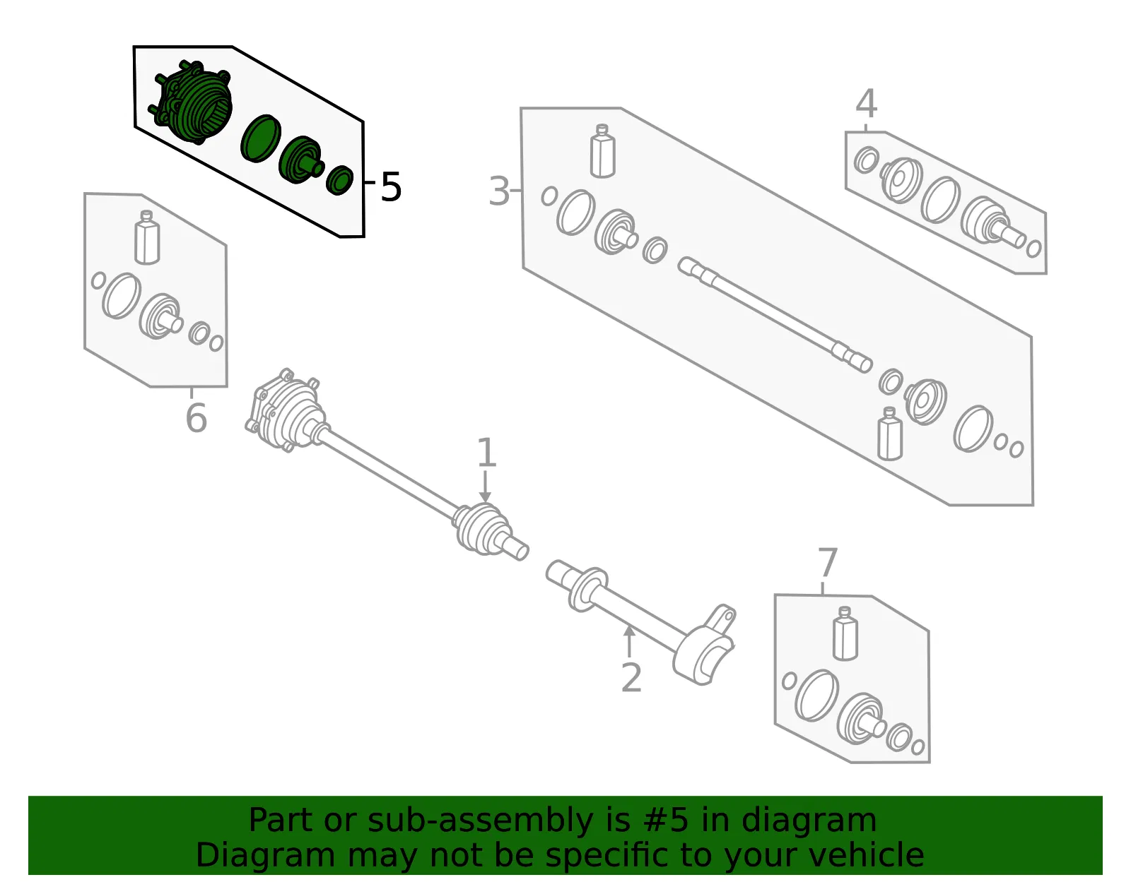Outer Joint - Kia (498R1-GI000) - view 2