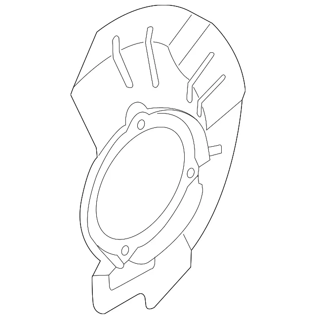 Dust Shield - Passenger Side (RH) - Kia (51756-B2000)