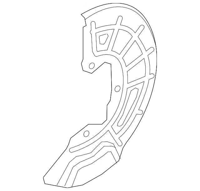 Dust Shield - Passenger Side (RH) - Kia (51756-C1100)