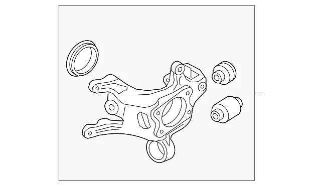 Carrier Assembly Rear Ax - Kia (52720-2S000)