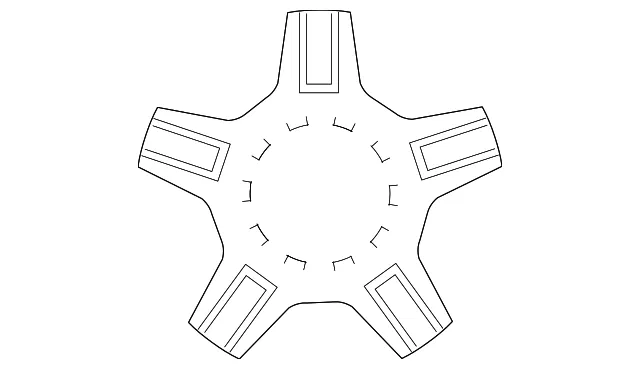 Center Cap - Kia (52960-J5100)