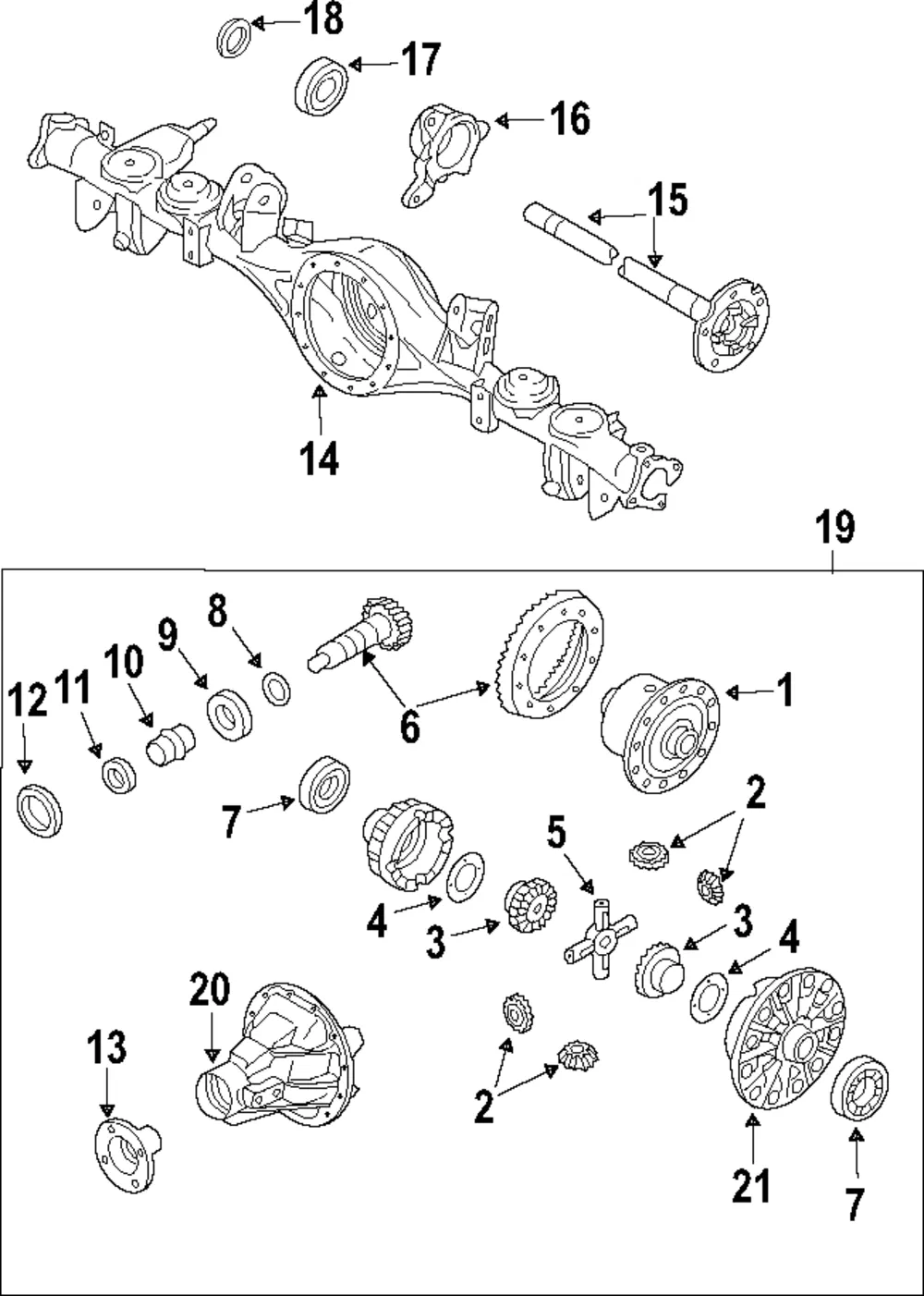 Ring & Pinion - Kia (53210-3E150)