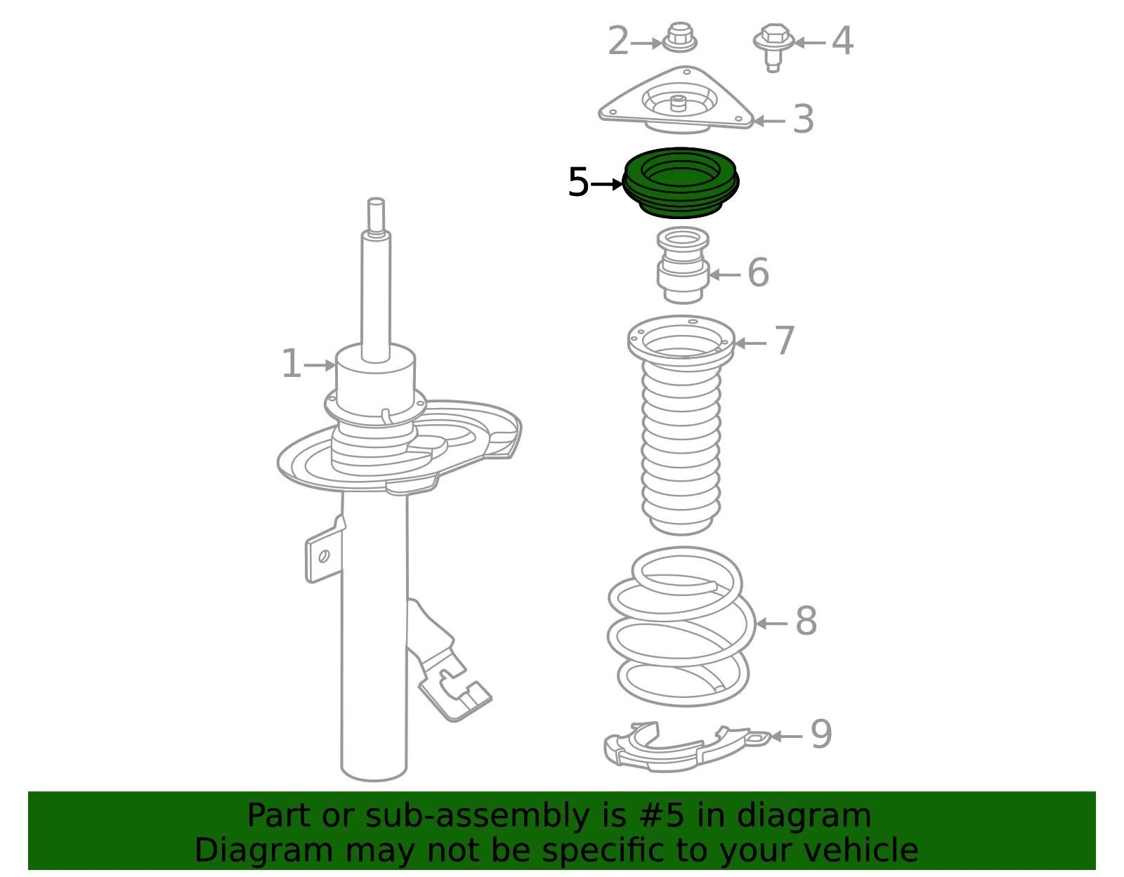 Bearing - Nissan (54325-6LB0A) - view 2