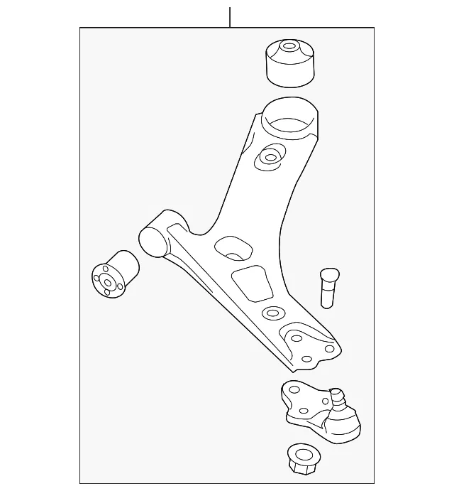 Arm Complete Front Lower - Kia (54500-D3000)