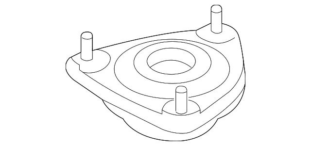 Upper Insulator - Kia (54610-B2000) - view 2