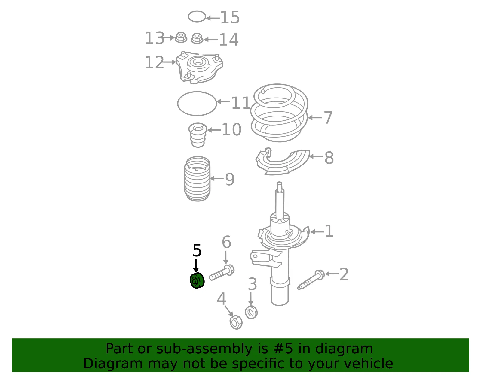 Dynamic Damper - Kia (54699-J5000) - view 2