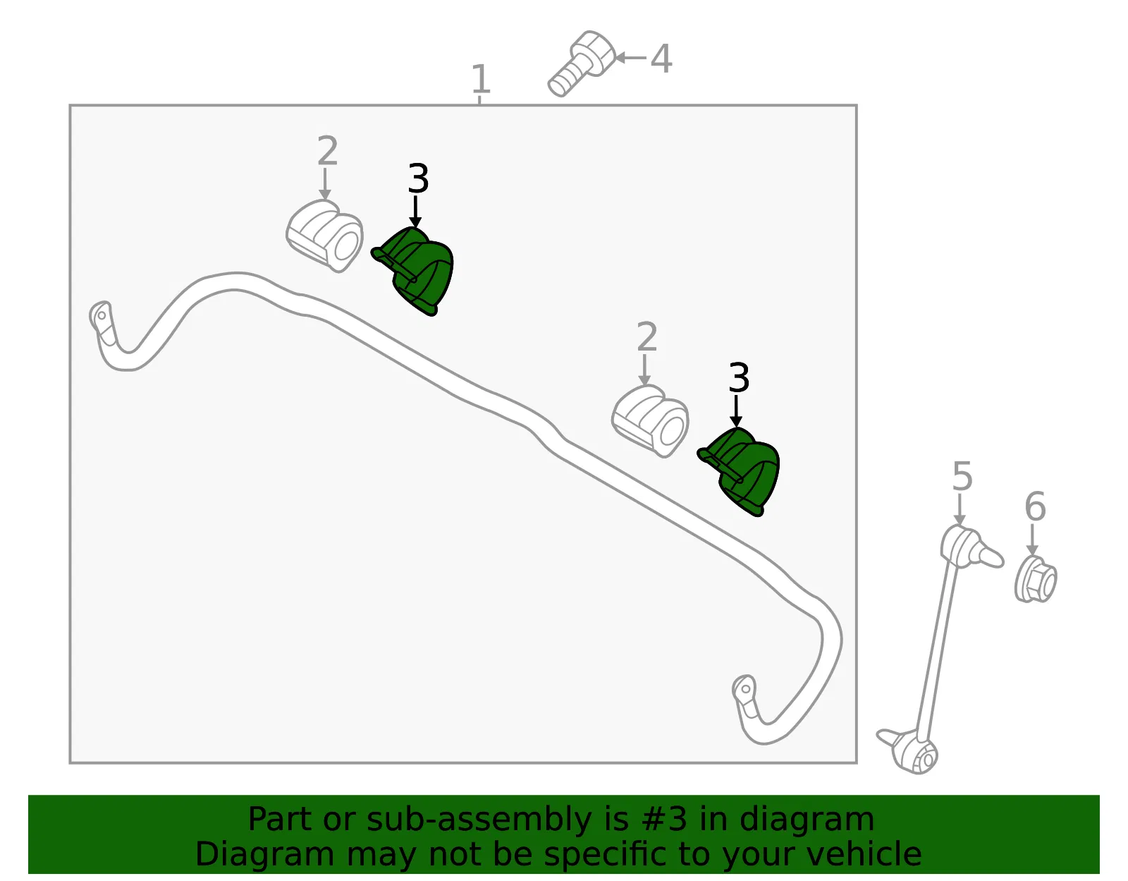 Bracket - Kia (54815-3R000) - view 2
