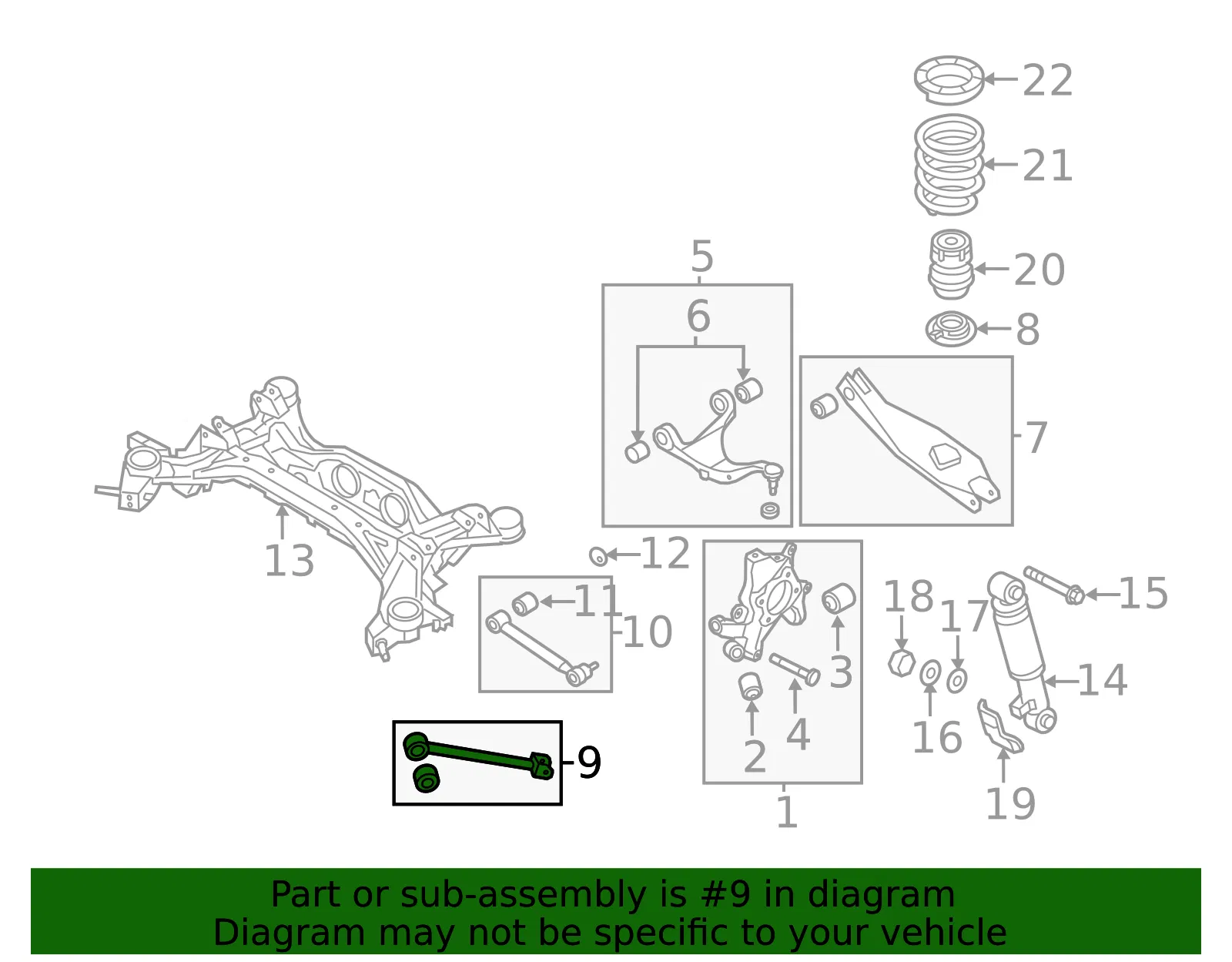 Trailing Arm - Kia (55100-2B100) - view 2