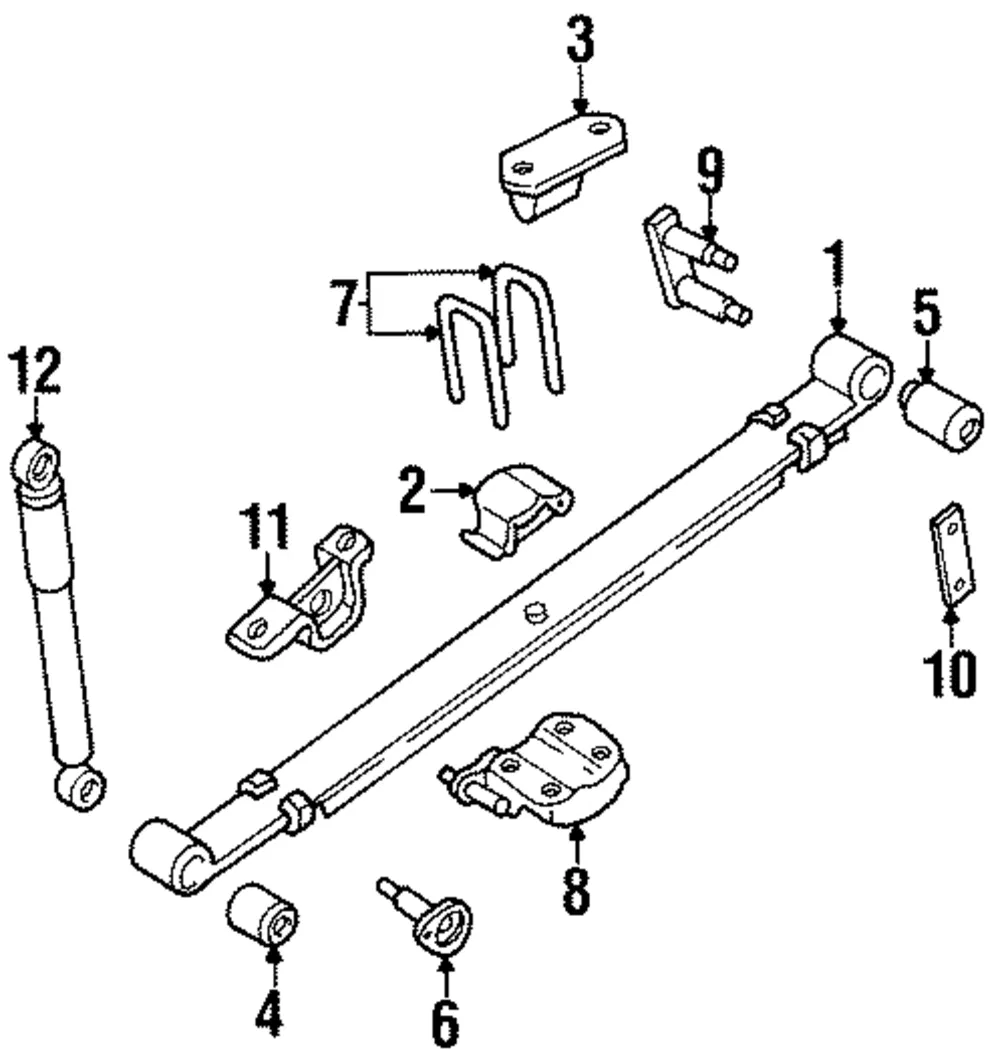 U-Bolt - Nissan (55247-31G00)