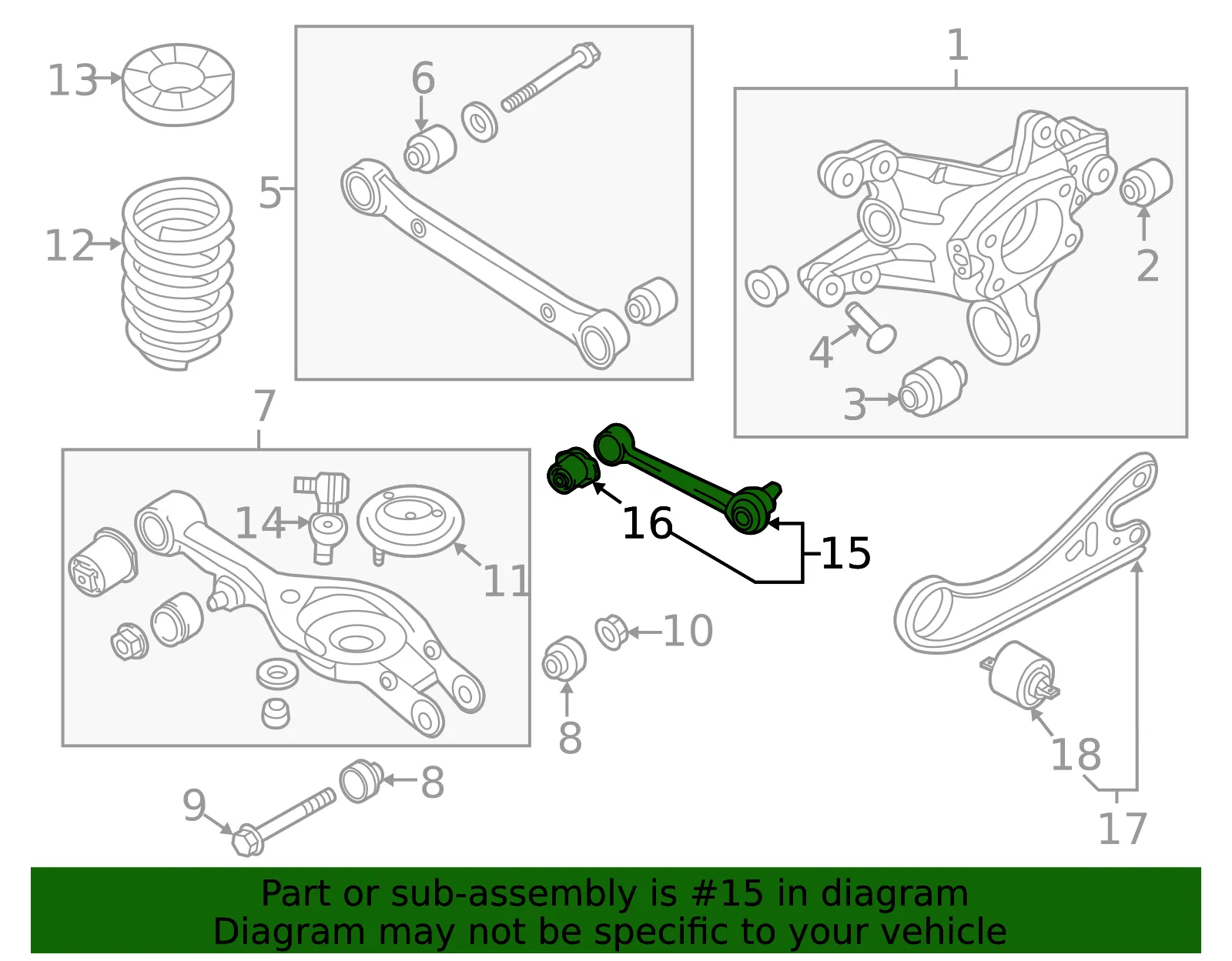 Lateral Arm - Kia (55250-3Z000) - view 2