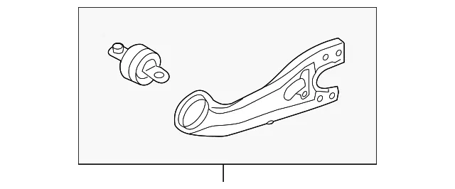 Trailing Arm - Passenger Side (RH) - Kia (55280-4C350)