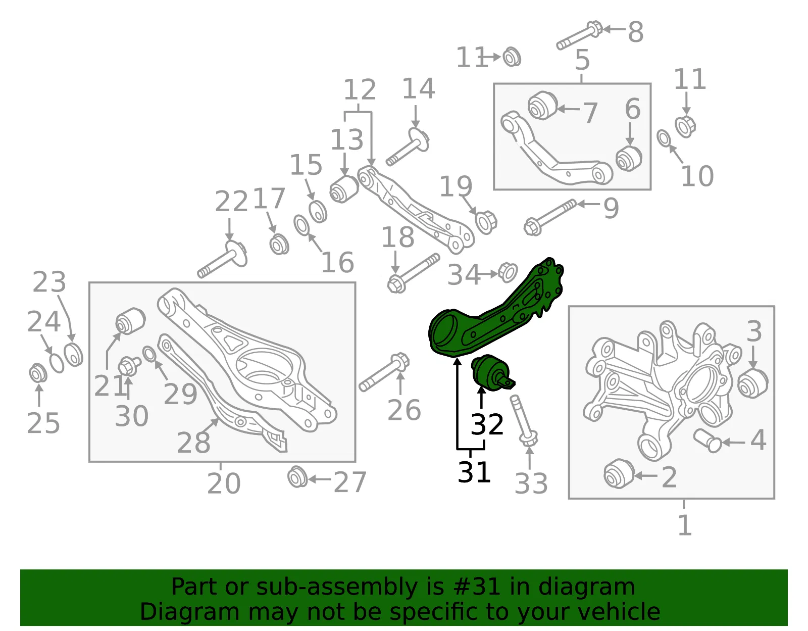 Trailing Arm - Kia (55270-C1200) - view 2