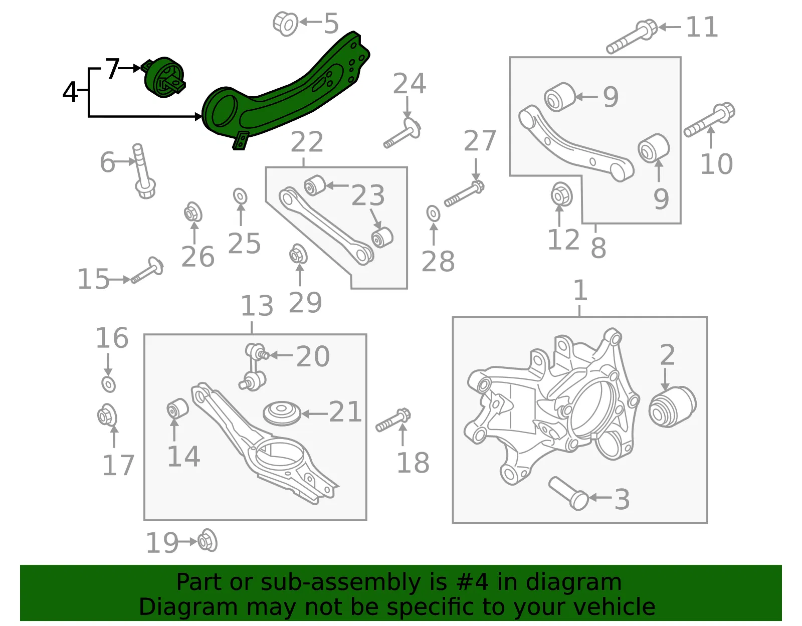 Trailing Arm - Kia (55270-P2000) - view 2