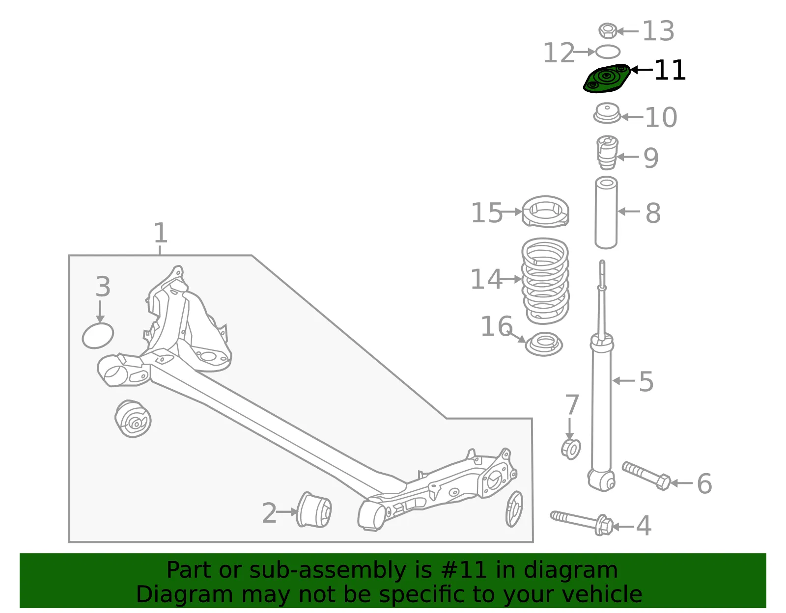 Insulator - Kia (55311-B2000) - view 2