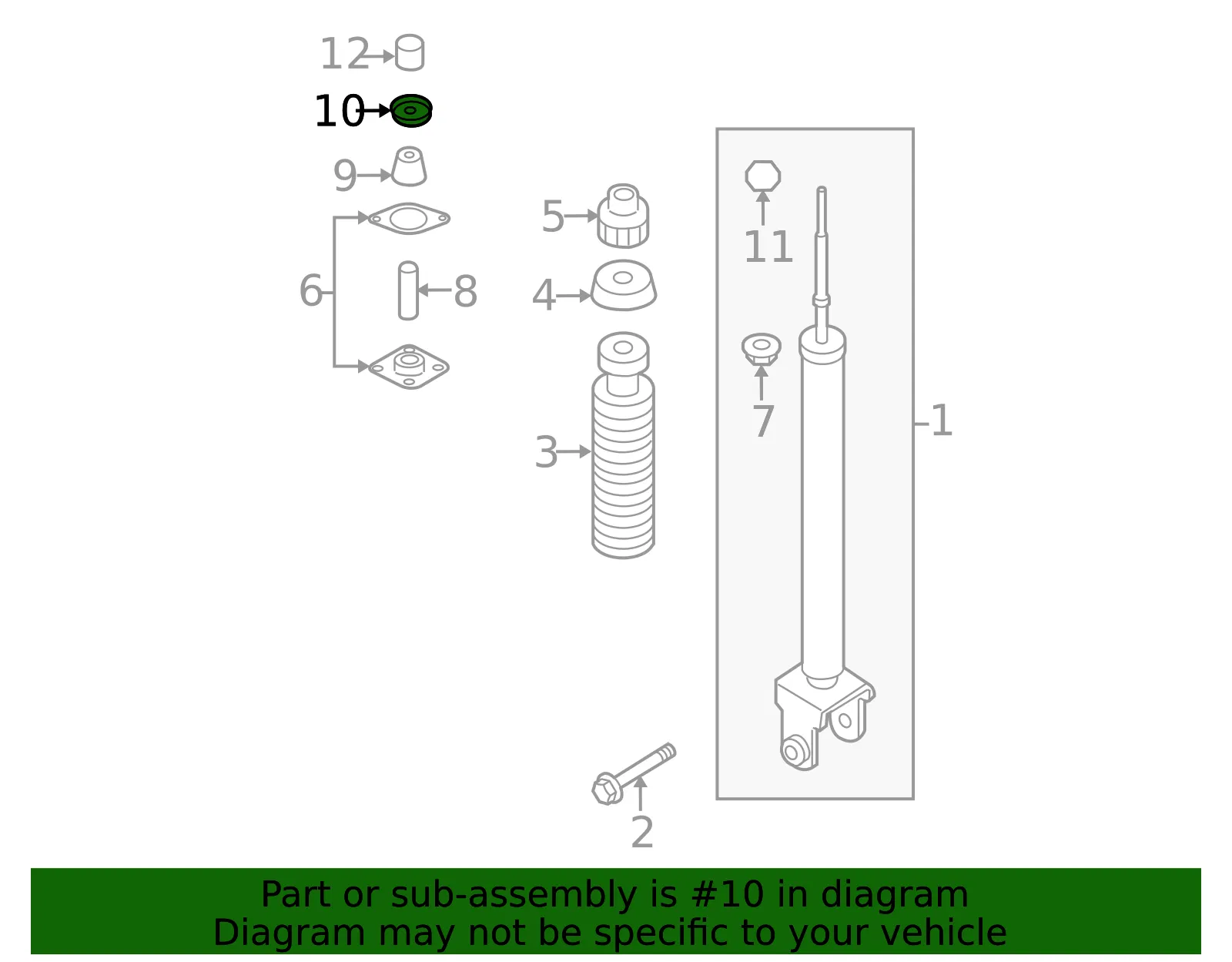 Washer - Nissan (56113-4U00A) - view 3