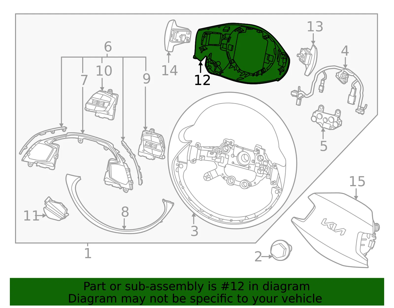 Cover - Kia (56120-AT000CCV) - view 2