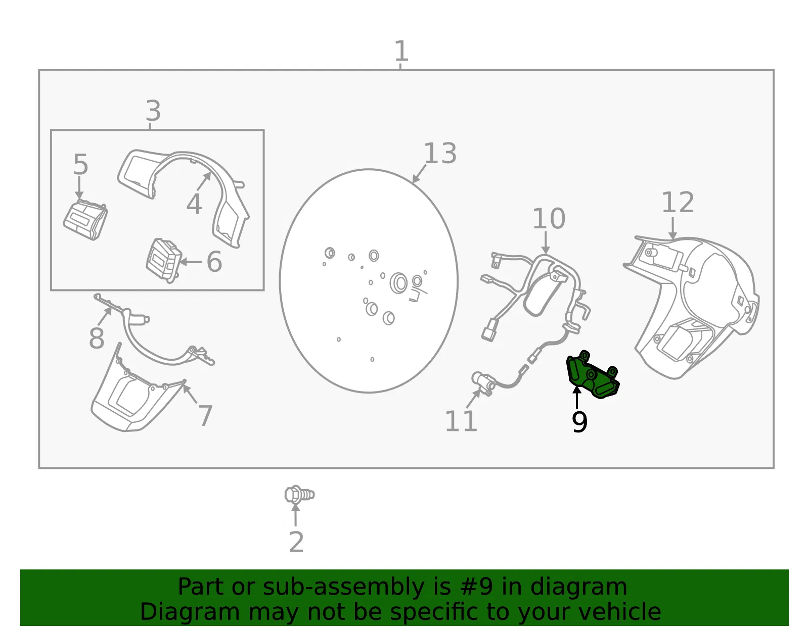 Dynamic Damper - Kia (56170-P2000) - view 2