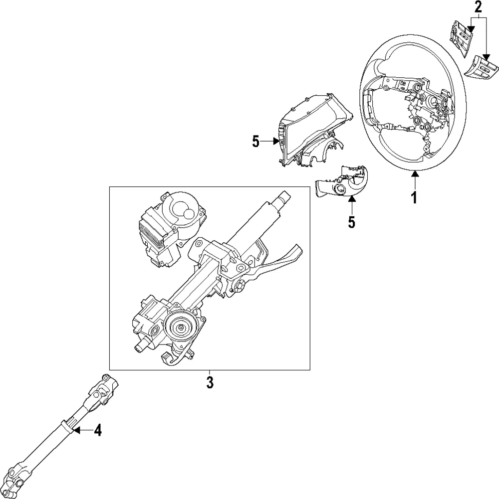Intermediate Shaft - Kia (56400-P2BA0)