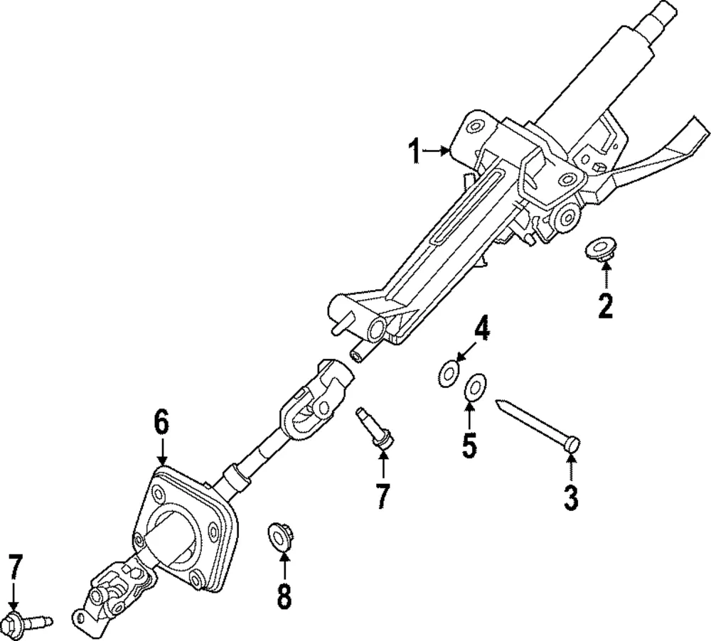 Lower Shaft - Kia (56400-PI000)