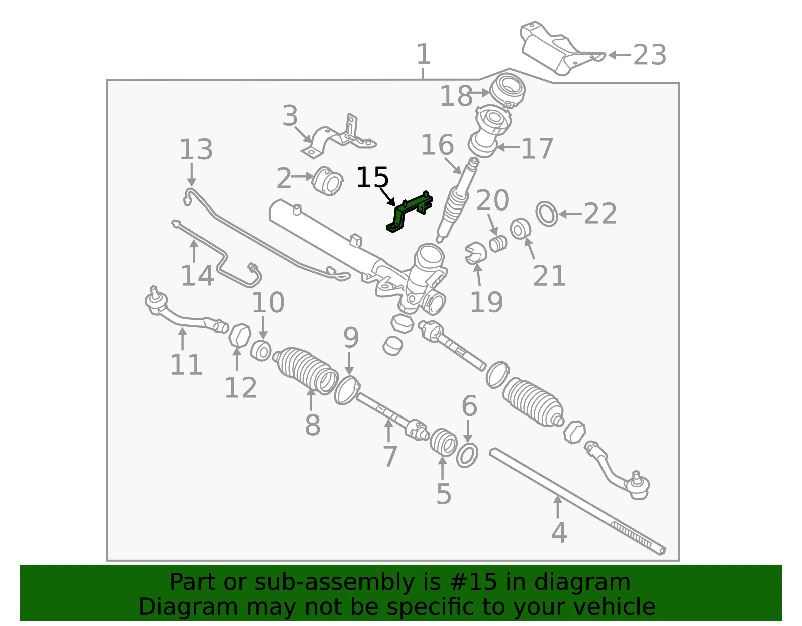 Bracket - Kia (57229-2K000) - view 2