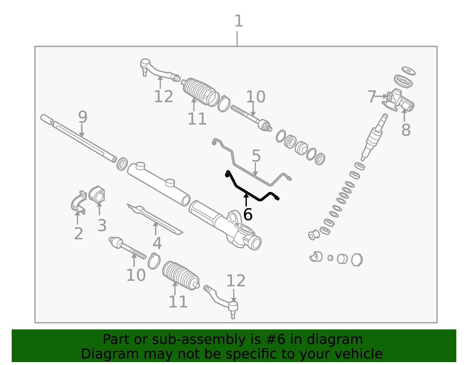 Tube - Passenger Side (RH) - Kia (57717-3F050) - view 2