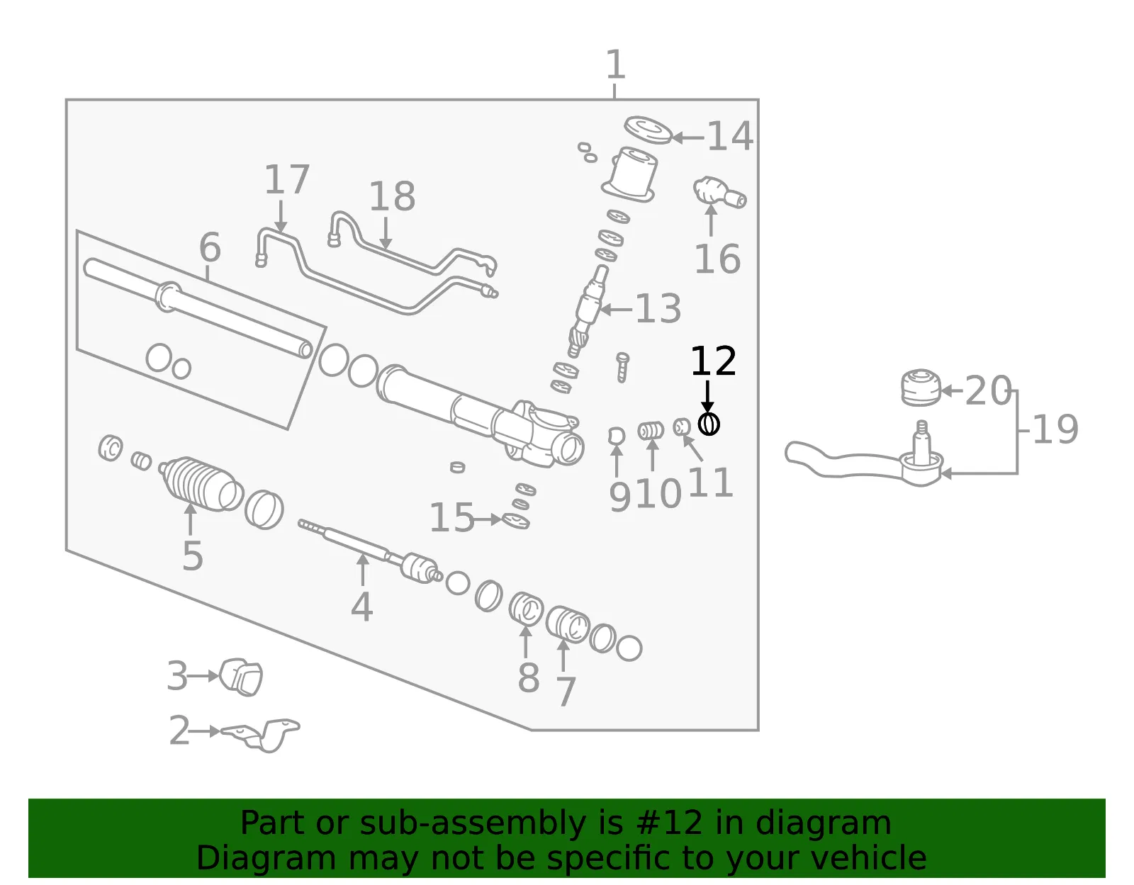 Yoke Assembly Lock Nut - Kia (57718-33100) - view 2