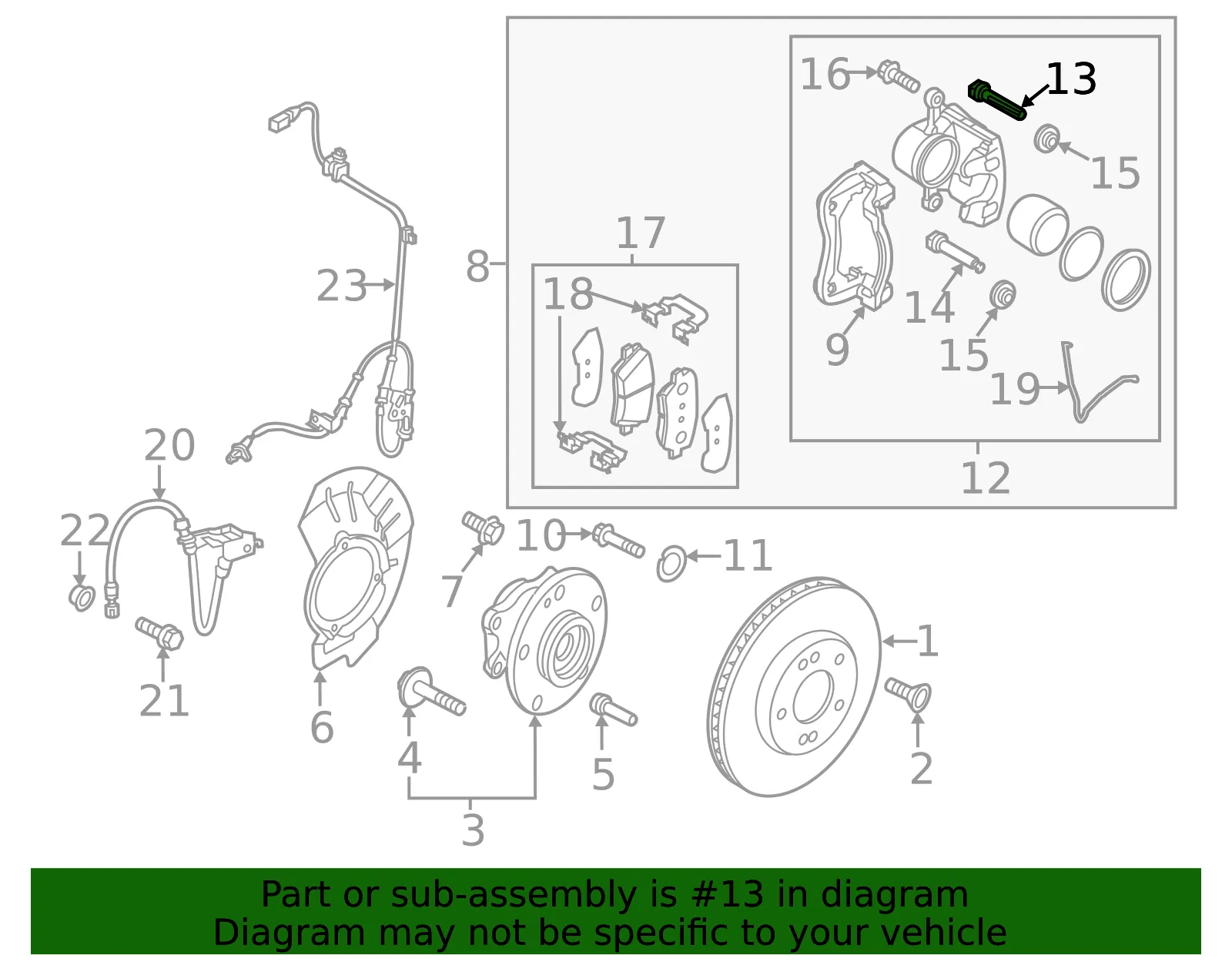 Guide Pin - Kia (58161-2F300) - view 2