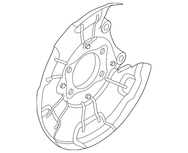 Backing Plate - Kia (58391-Q5400)
