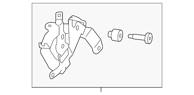 Control Assembly Mount Bracket - Kia (58660-A8000)