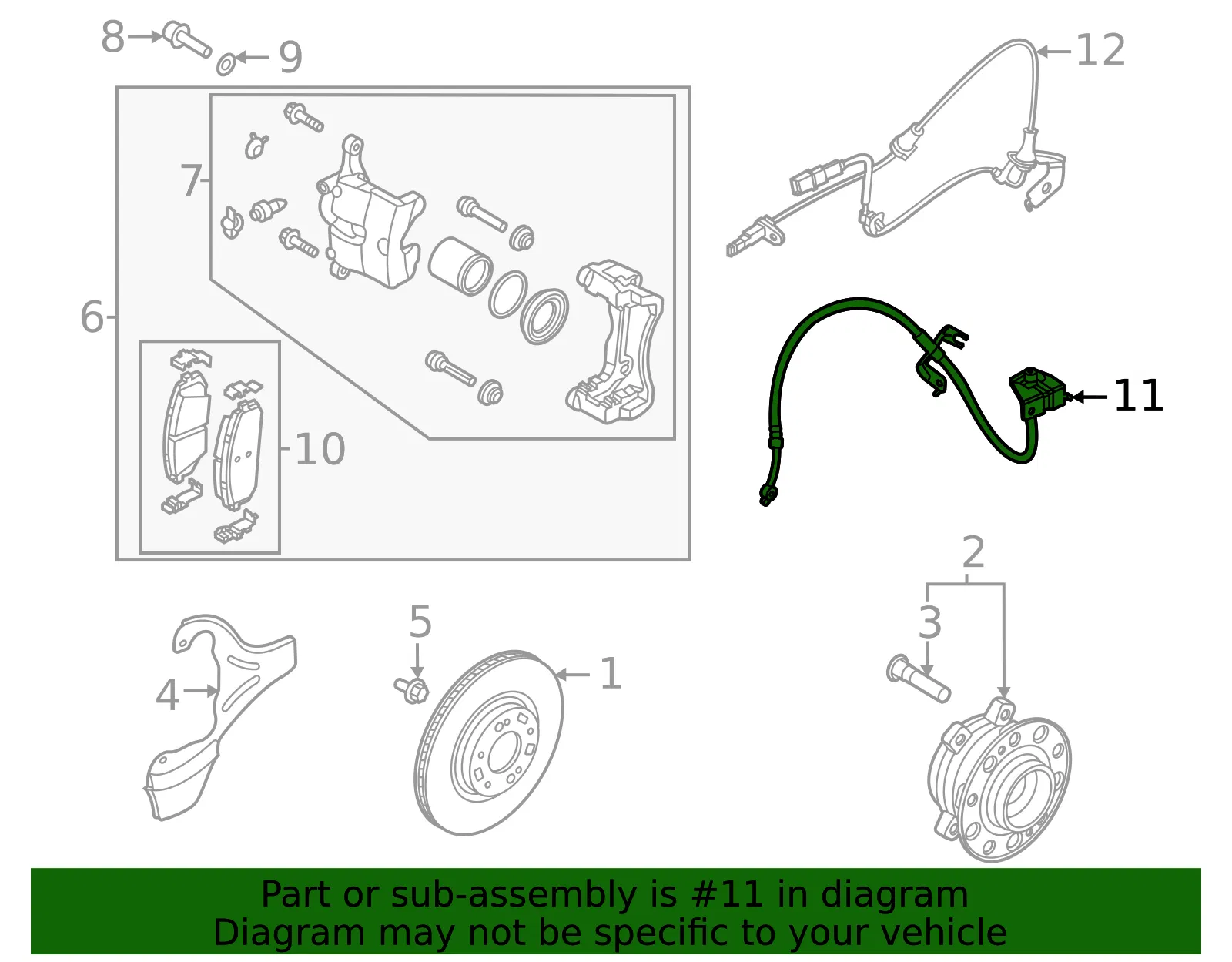 Flex Hose - Kia (58731-L1000) - view 2