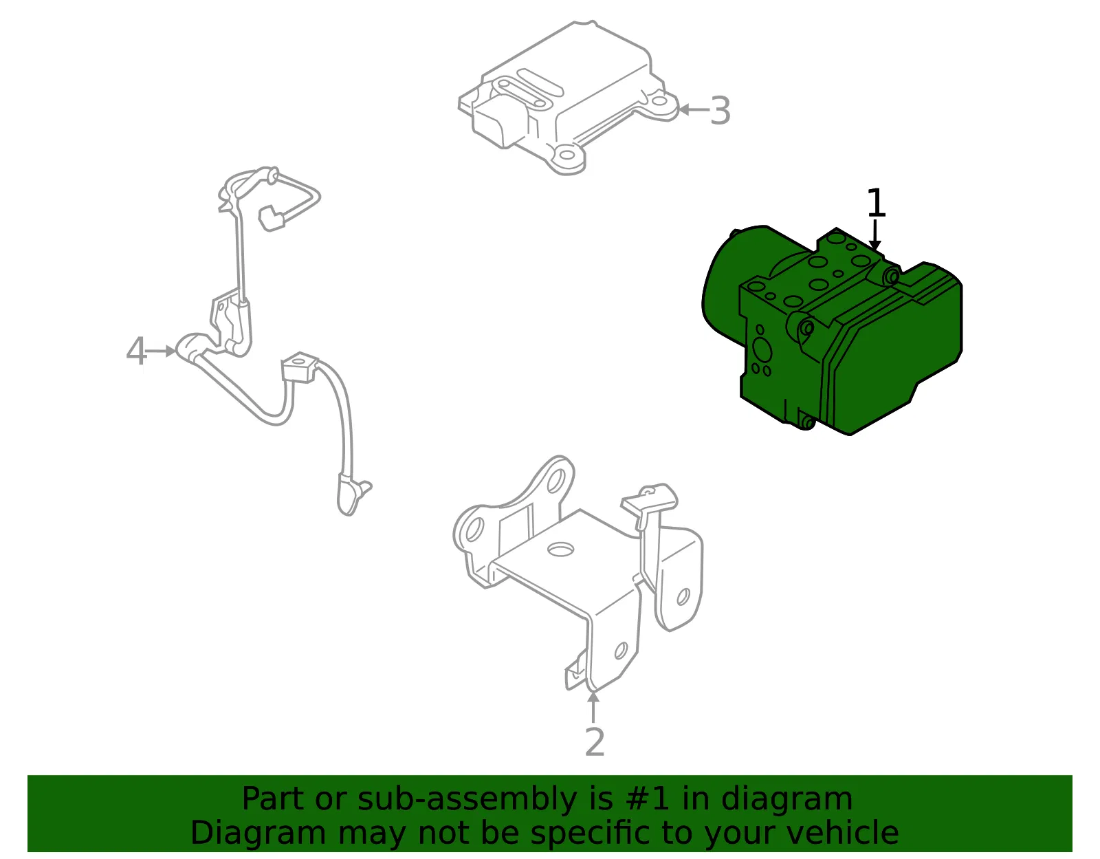 Modulator Valve - Kia (58910-2G701) - view 2
