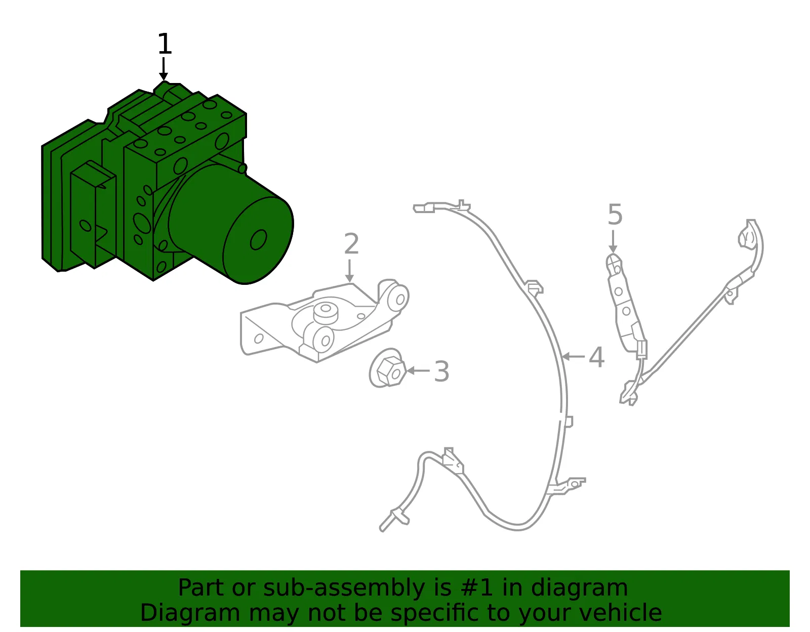 ABS Pump Assembly - Kia (58910-C6210) - view 2