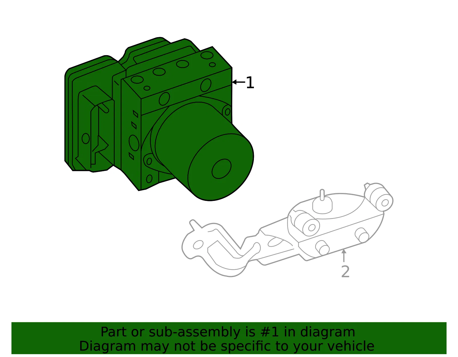 ABS Control Unit - Kia (58910-L2210) - view 2